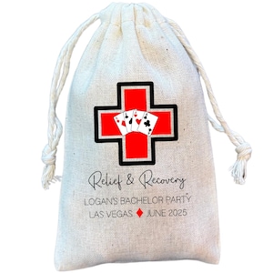 Las Vegas Hangover Kit Bags: Casino Party Favor, Recovery Gift