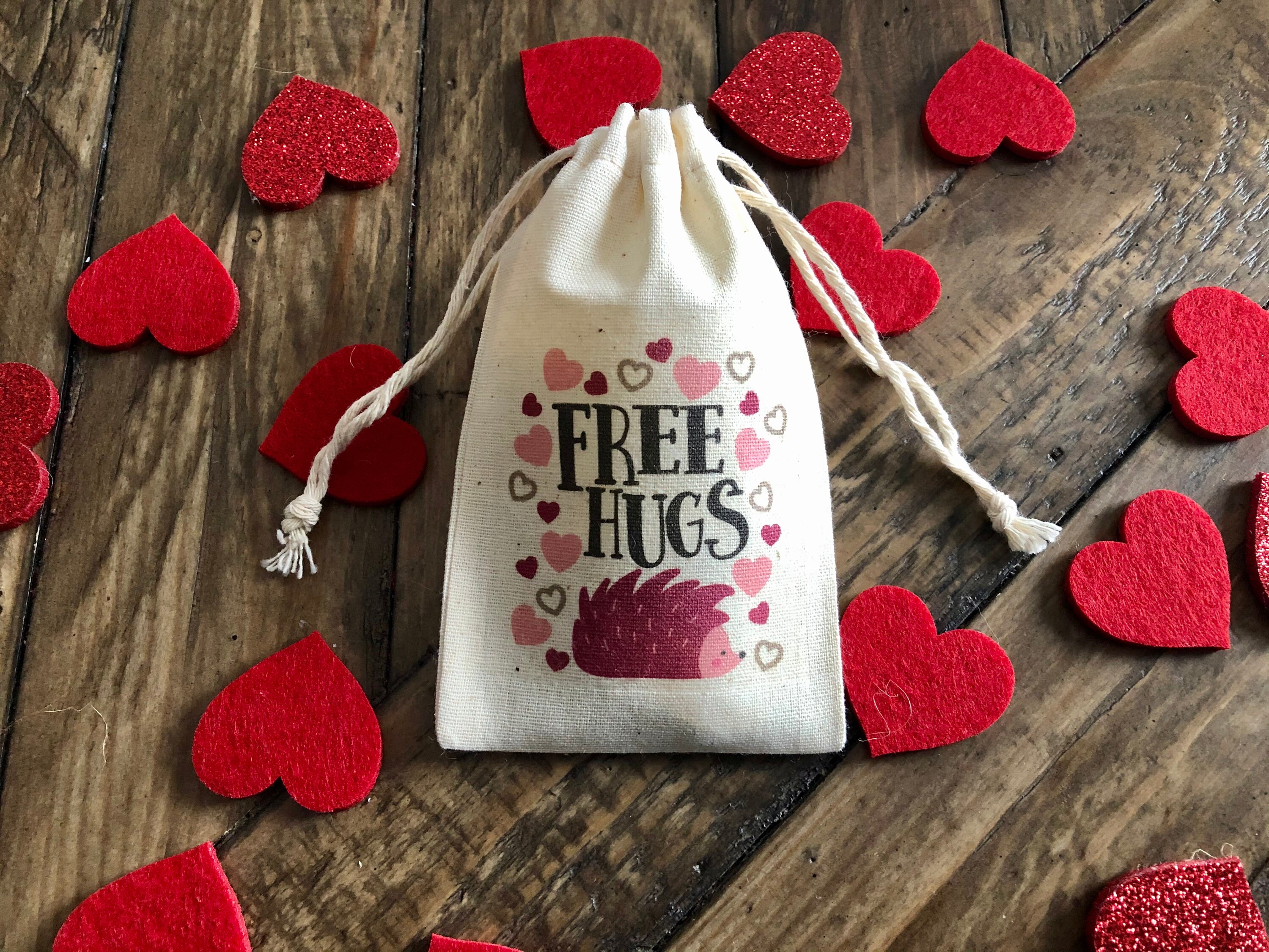 Set of 10 Personalized Valentine's Day Party Favor Bags Etsy.de