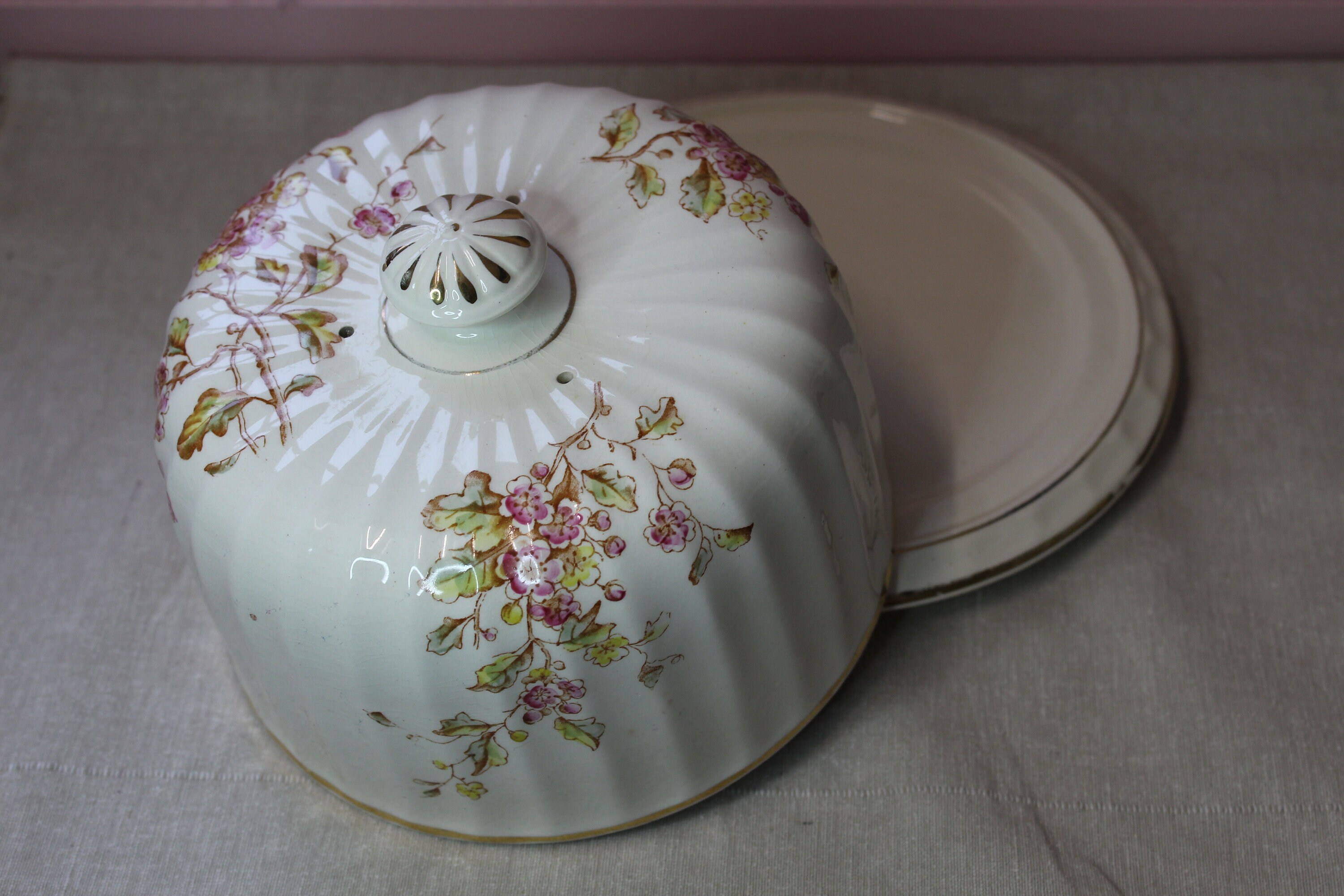 Rare Antique Crown Devon Cheese Dish With Cover Dating From Etsy UK