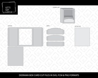 492 Fancy Folded Card Cutting File *multiple MACHINE Formats* - Etsy Canada