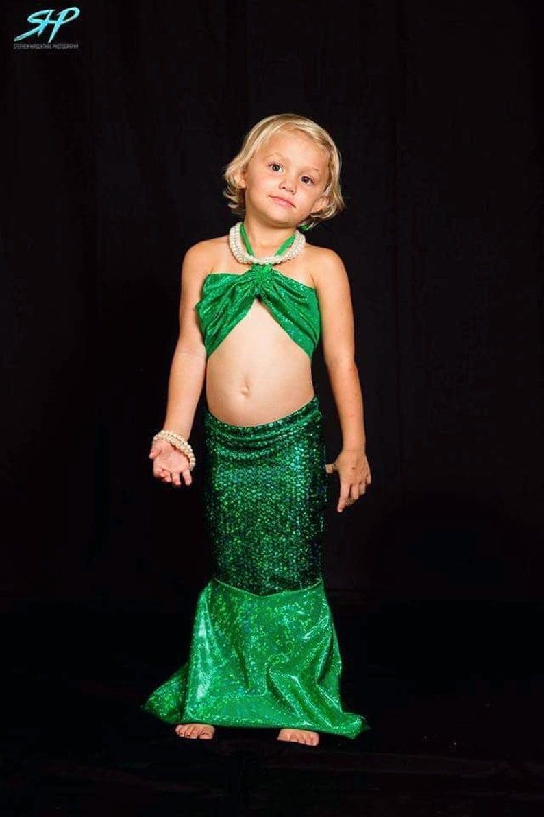 Green mermaid skirt w top