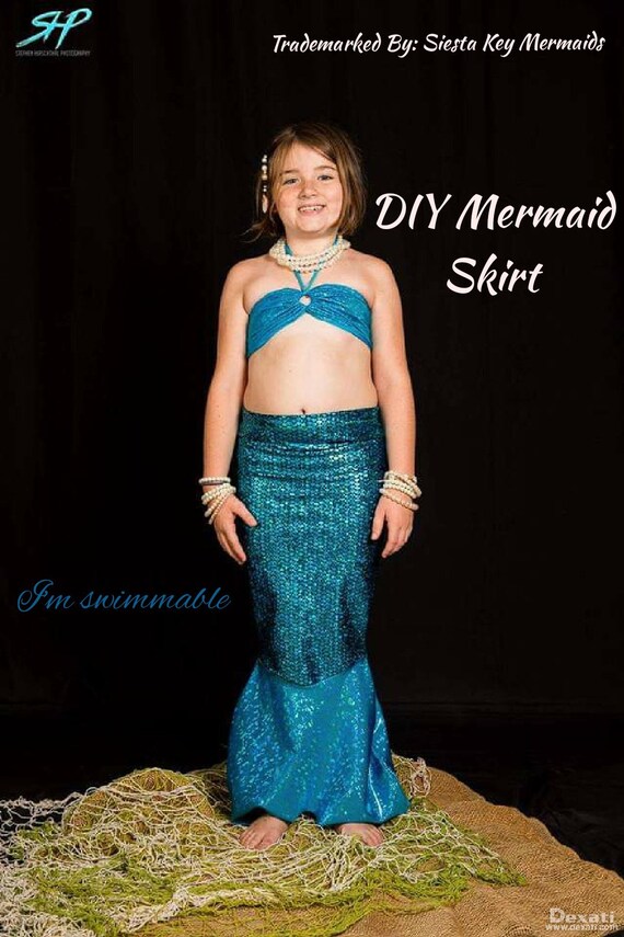 Blue mermaid skirt Clearance