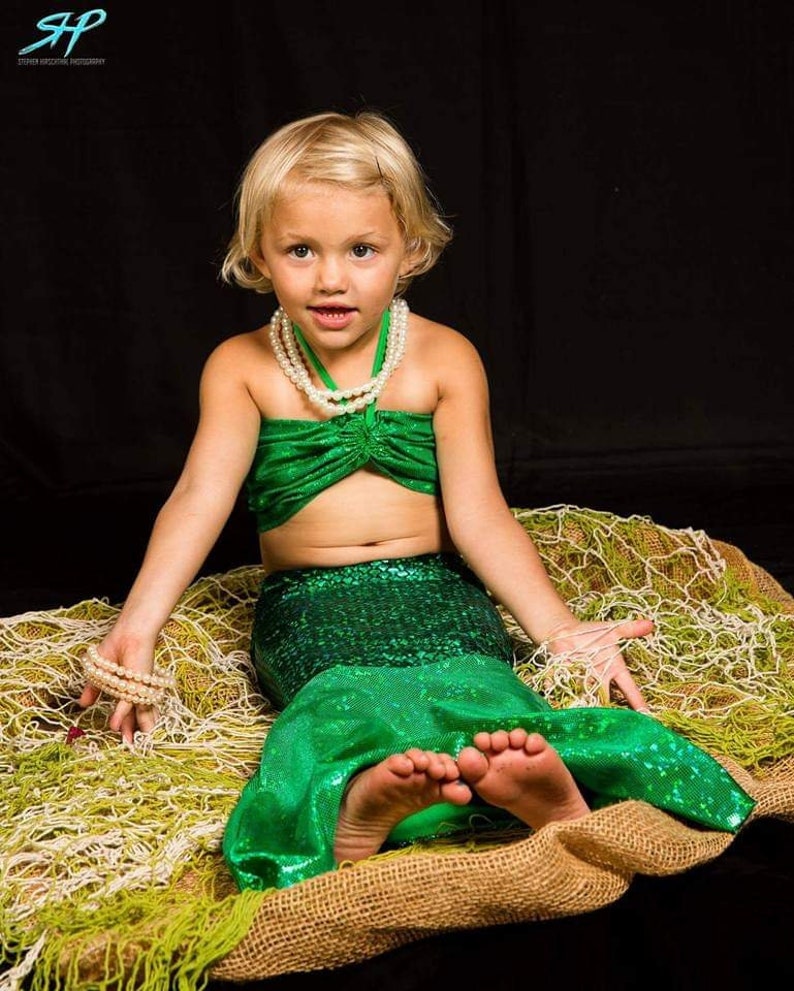 Green mermaid skirt w top