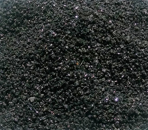 Black top aquarium sand