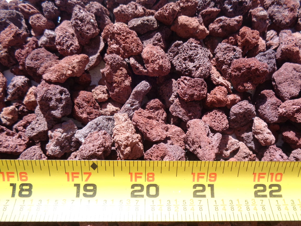 8 Lb Red Lava Rock Aquarium Decor Aquascape Fish Tank Etsy