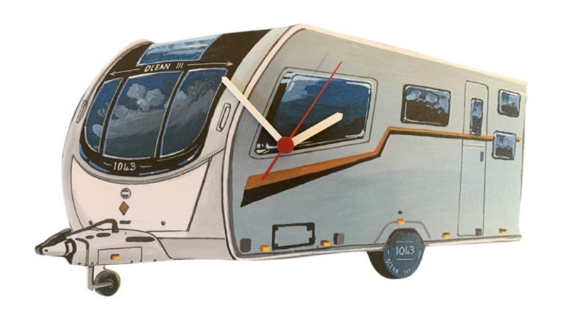 Caravan Clock - Caravans - Caravan Gift - Caravan Gifts WT62C - Etsy UK