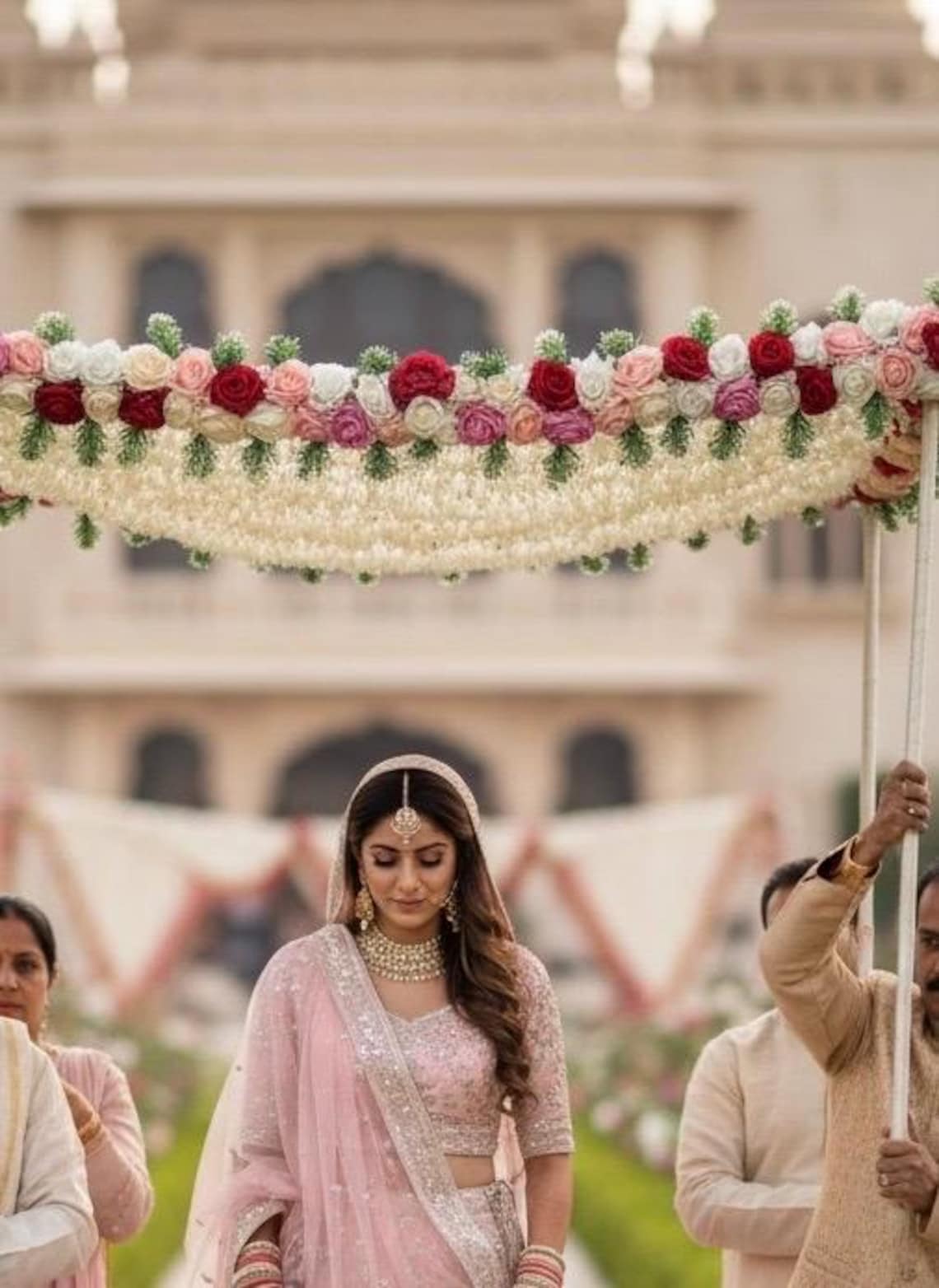 5 Ft X 6 Ft Phoolon Ki Chadar for Indian Wedding Bridal Entry, Flower ...