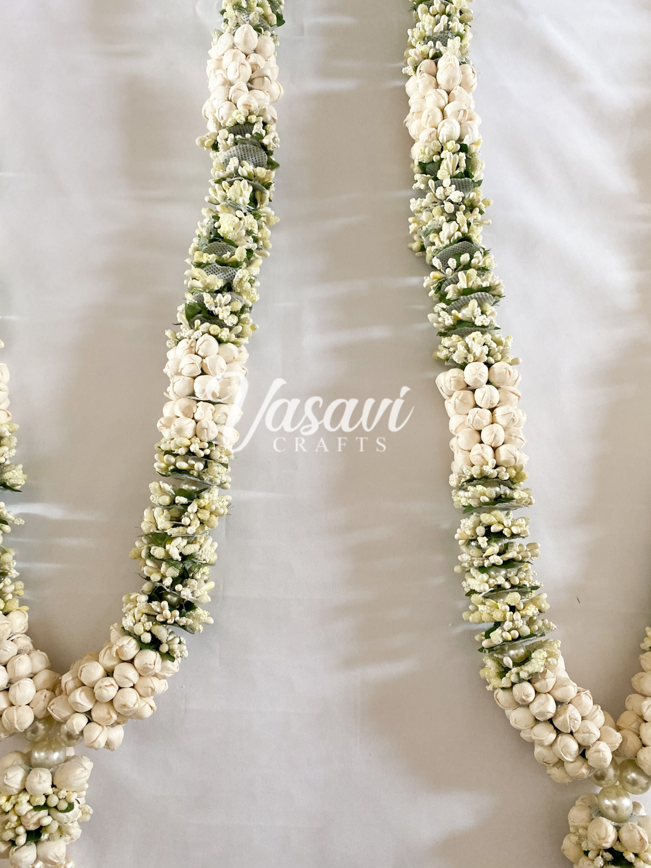 Mogra/Jasmine Baby Breath Flower Garland - Vasavi Crafts is a