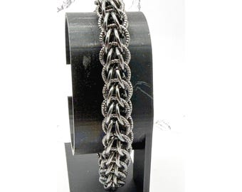 Simply Vera Vera Wang Gunmetal Chunky Chain Bracelet Adjustable 8-9 Inch