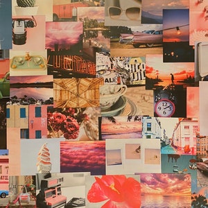 PINK Vintage Collage // Wall Collage