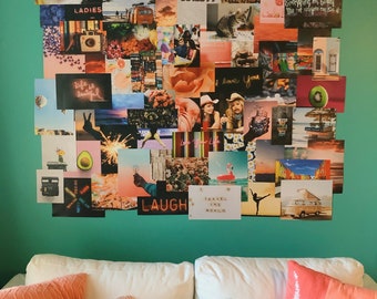 CUSTOM Wall Collage Kit // Collage Wall Decor // Dorm Room Decoration