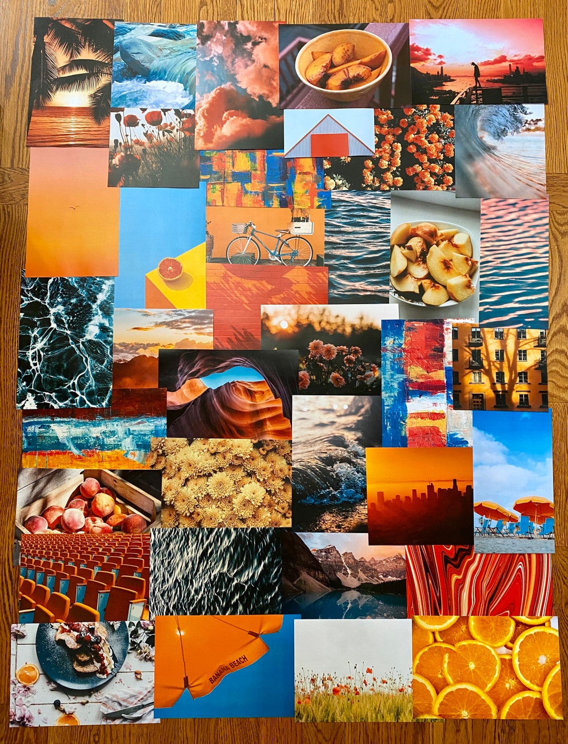 CUSTOM Wall Collage Kit // Collage Wall Decor // Dorm Room Etsy UK