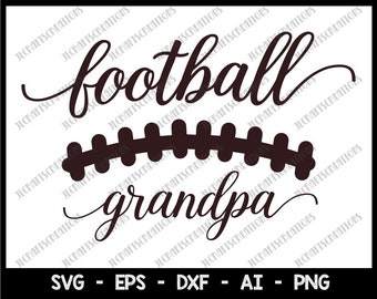 Download Grandpa football svg | Etsy
