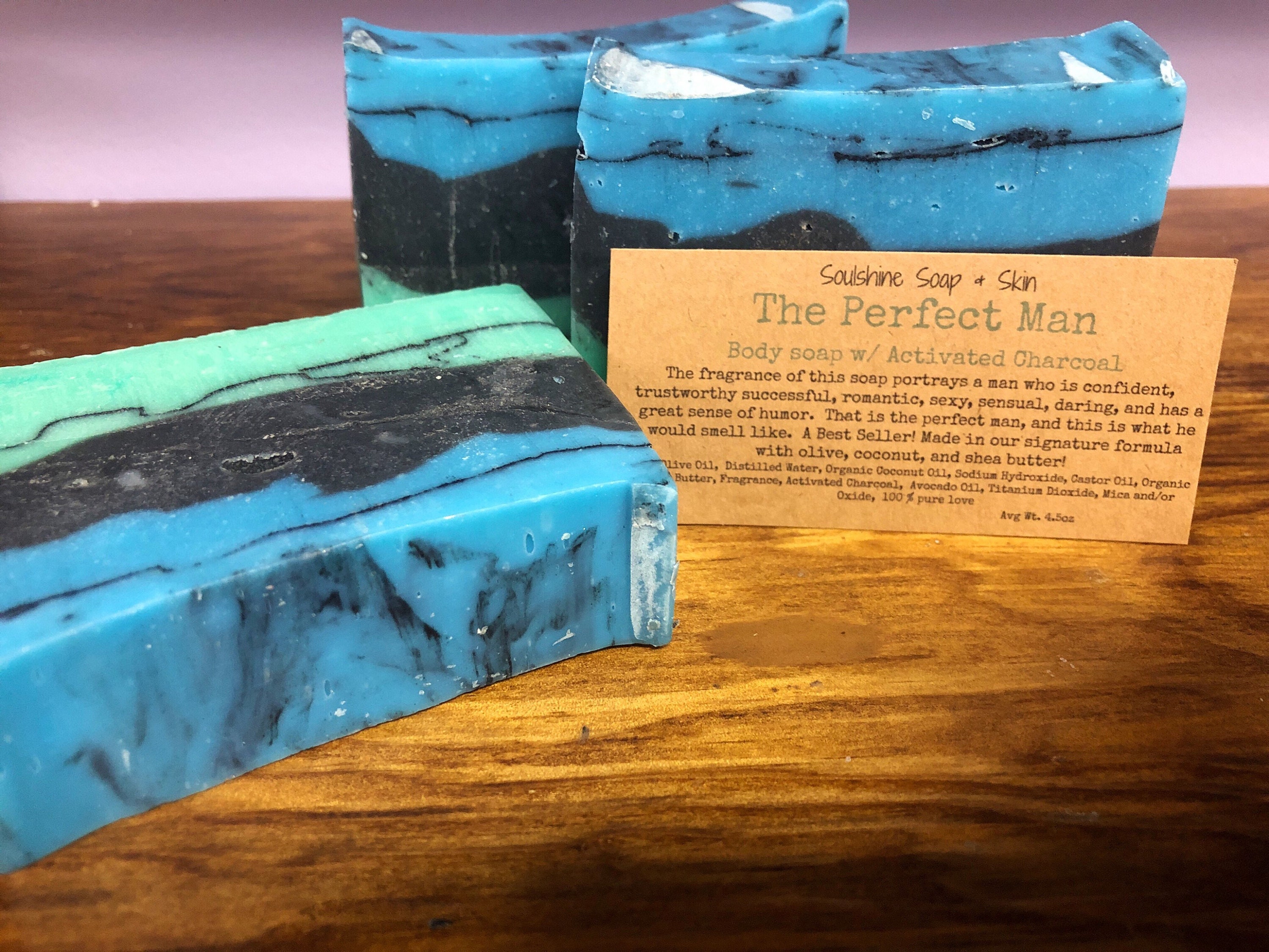 The Perfect Man Handmade Soap For men Best seller Gift for Etsy.de