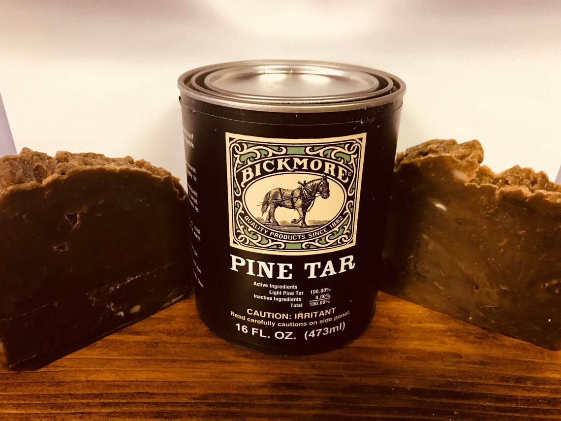 PINE TAR Soap Handmade for Eczema for Psoriasis Bug Bites Etsy