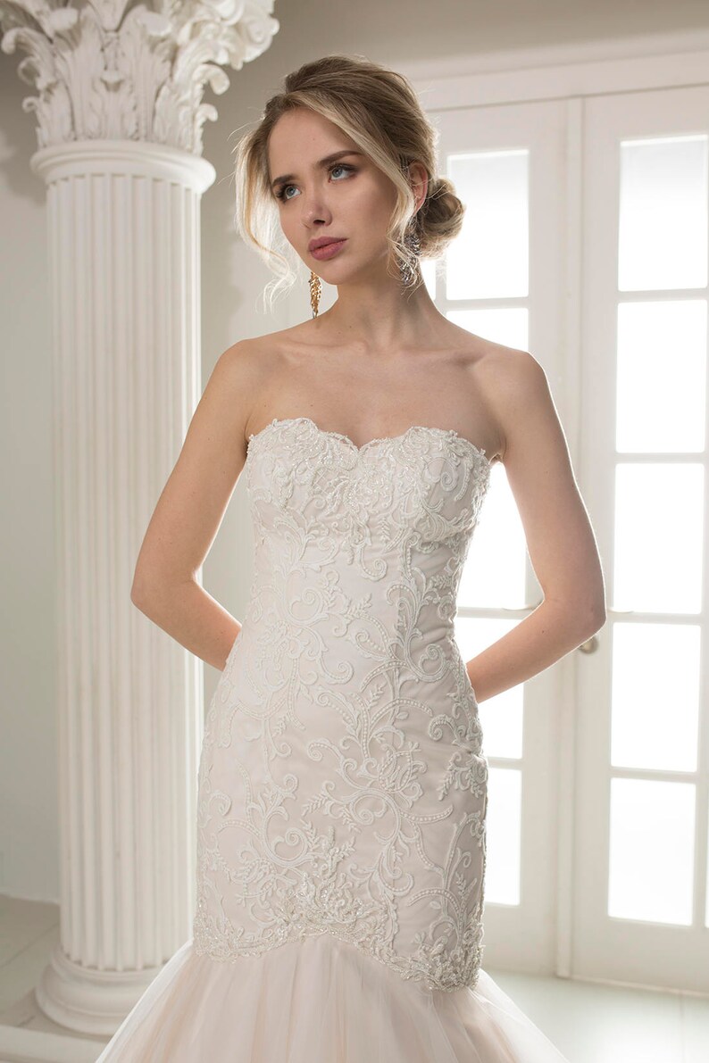 Plain Mermaid Wedding Dresses
