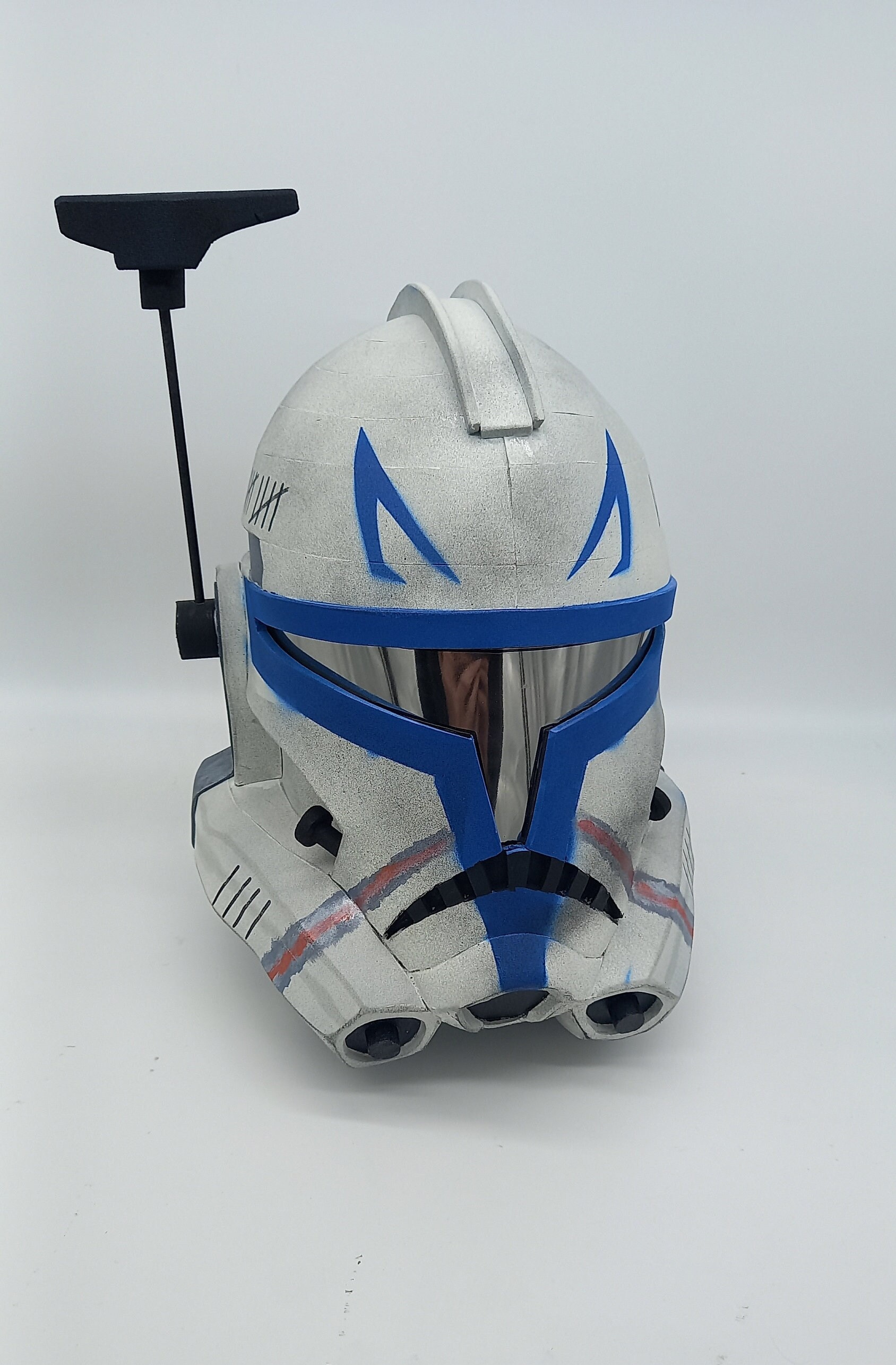 captain rex motorcycle helmet STAR WARS The Black Series Clone Premium Electronic Helmet, Ahsoka Adult Roleplay Item, Ages 14 and Up this helmet offers not only stunning aesthetics but also an immersive experience SW "captain Rex" Cosplay Helmet