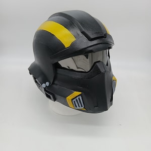 Capacete de cosplay de Helldivers 2 "Novato" (sob encomenda / Espuma EVA)
