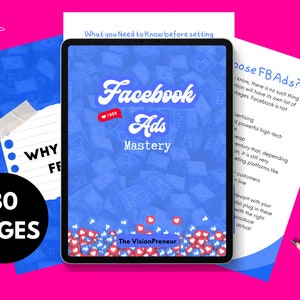 Facebook Ads Mastery eBook: PLR/MRR Digital Guide for Beginners