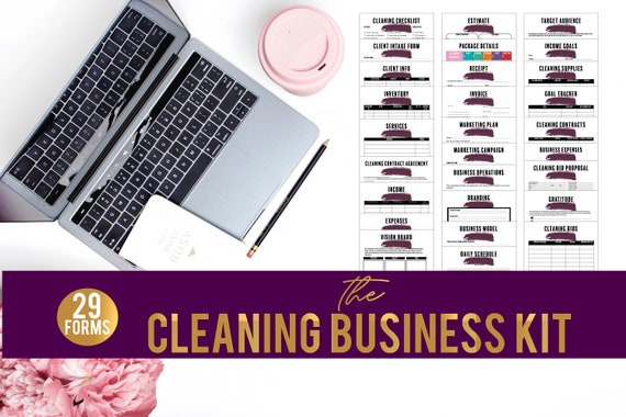 Cleaning Business Kit Cleaning Business Forms Maid Service Etsy