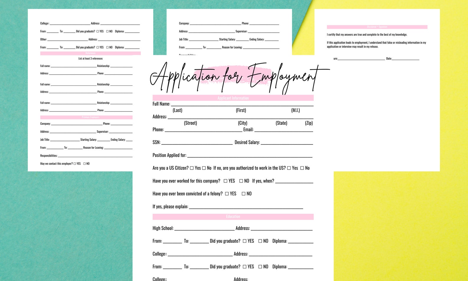 Small Business HR Forms// Employee Handbook// Human Resources - Etsy