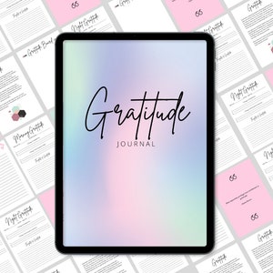 5-Minute Gratitude Journal | Morning & Evening Reflections | Daily Self-Reflection Prompts | Printable