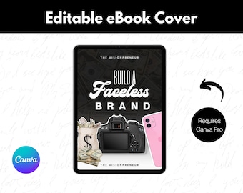 Editable Ebook Cover Template: Commercial Use, Customizable Design (Instant Download)
