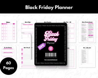 Black Friday Sales Planner: Holiday Marketing Toolkit (Canva Template)