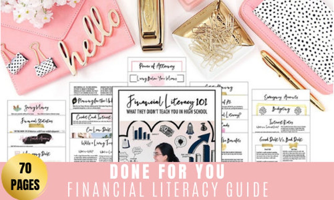 Financial Literacy Guide: DIY Finance 101 (70-page PDF) - Etsy