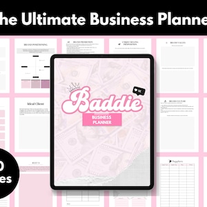 Baddie Business Planner: Startup Toolkit (Instant Download)