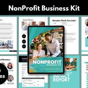 NonProfit Start Up Kit// NonProfit Business Forms// NonProfit Business Plan workbook// Small Business Forms// Nonprofit Planning Forms