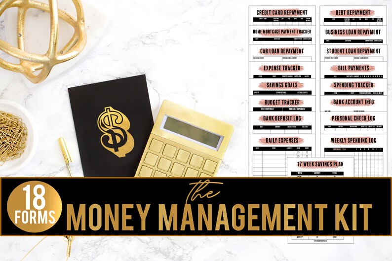 Money Management Kit// Budget Sheet// Manage Your Money// Etsy