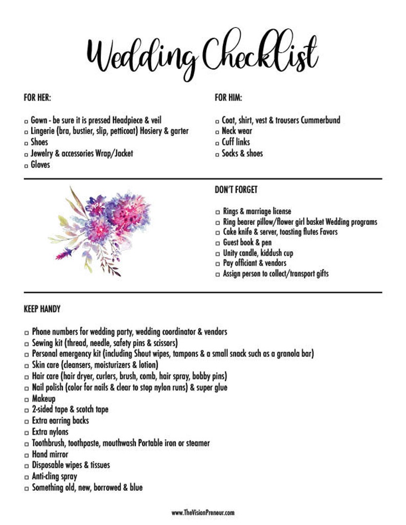 Printable Wedding Planner Binder: 94-Page Planning Kit (Digital Download) Bild 5