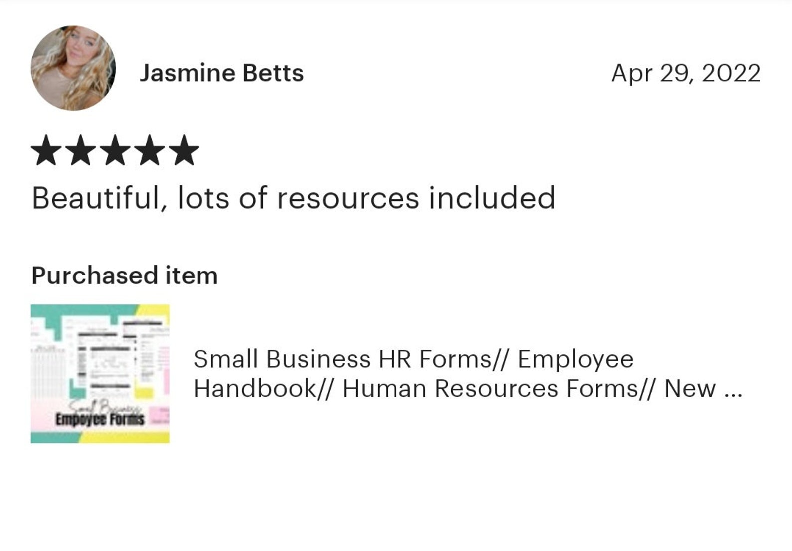 Small Business HR Forms// Employee Handbook// Human Resources - Etsy