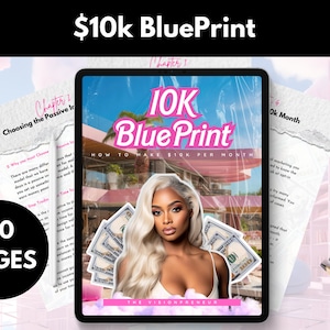The 10k BluePrint: How to Make 10k per month consistently// 10k Blueprint// Learn how to build the right systems// ebook// digital download
