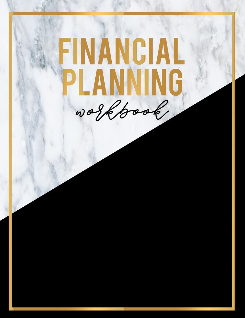 Financial Planning Workbook// Personal Net Worth Statement// Etsy Italia