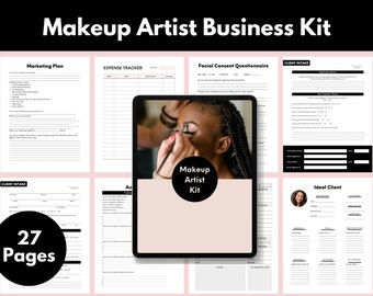 Makeup Artist Business Kit: Printable MUA Forms (PDF)