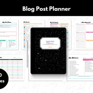 The Ultimate Blog Planner, Blog Planner for Content Creators, Organize, Plan, and Achieve Your Blogging Goals, Blogging Business Plan