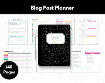 Ultimate Blog Planner: Content Creator Organization (Digital Download)