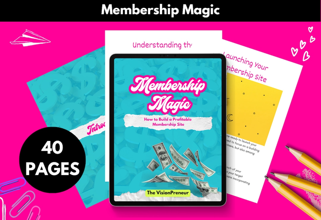 Membership Magic Ebook, Learn How to Create Your Own Membership Site
