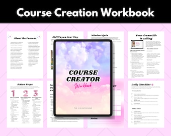 Course Creator Workbook: Plan, Build & Launch (Digital)