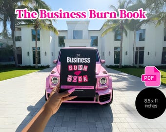 Business Burn Book™ | Startup Playbook for Entrepreneurs | Business Planning & Branding Guide