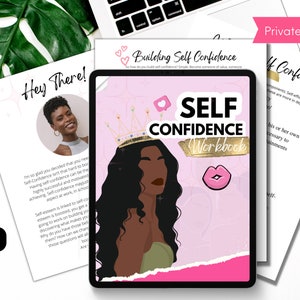 Self Confidence Workbook// Boost Self Confidence // Self Confidence Makeover // Self-Esteem Booster// Rebuild Your self Confidence//