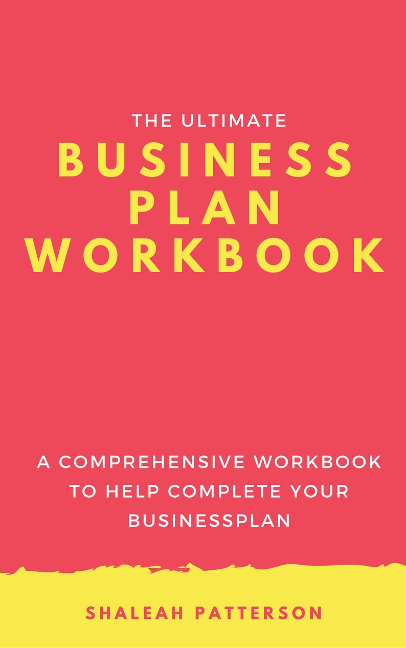 The Ultimate Business Plan Workbook ebook Business Planner Etsy