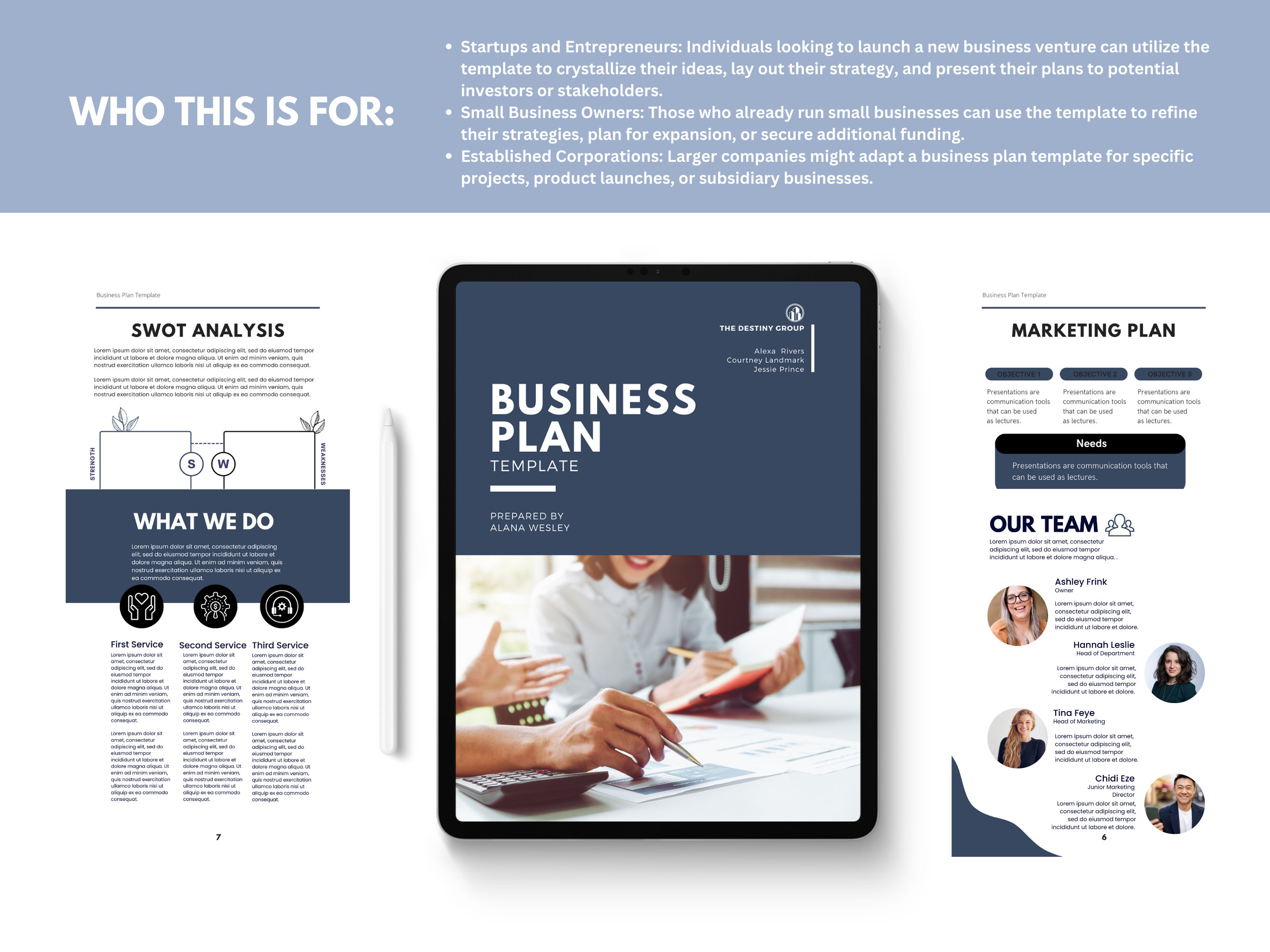 Editable Business Plan Template: Canva Startup Biz Plan (digital ...