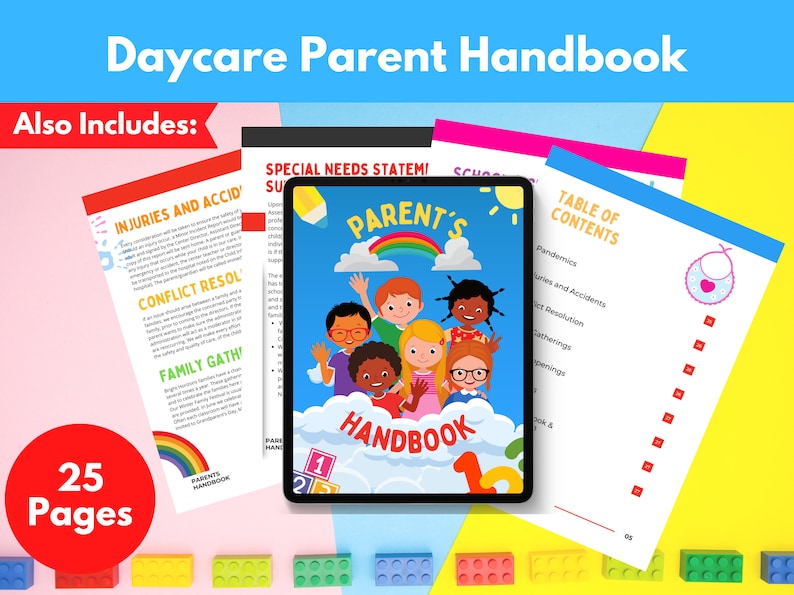 Daycare Kit // Home Daycare// Small Business Forms// Preschool Etsy