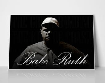 Babe Ruth el cartel gran Bambino