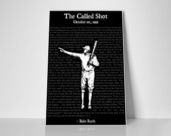 Babe Ruth The Called Shot Poster