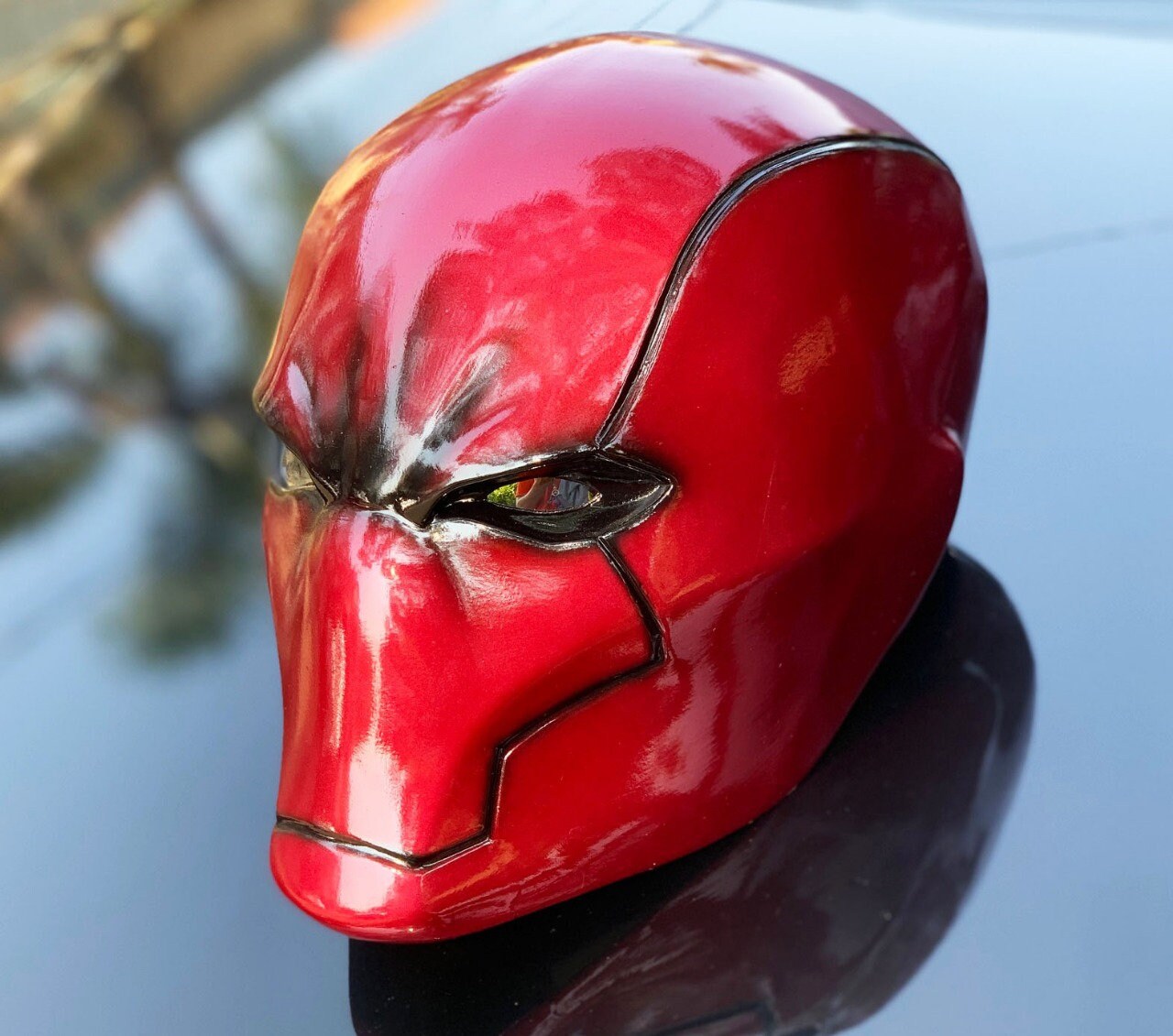 Red Hood Rebirth Helmet Accurate Details Etsy
