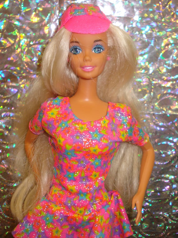 CABOODLES BARBIE Doll Onlyno Other Accessoriesmattel19923157glitter Beach Seriesplatinum Blondeexcellent Not Played With Etsy